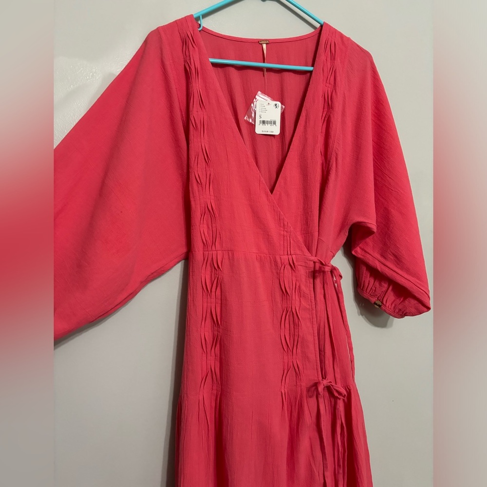 Free people wrap around dress. NWT